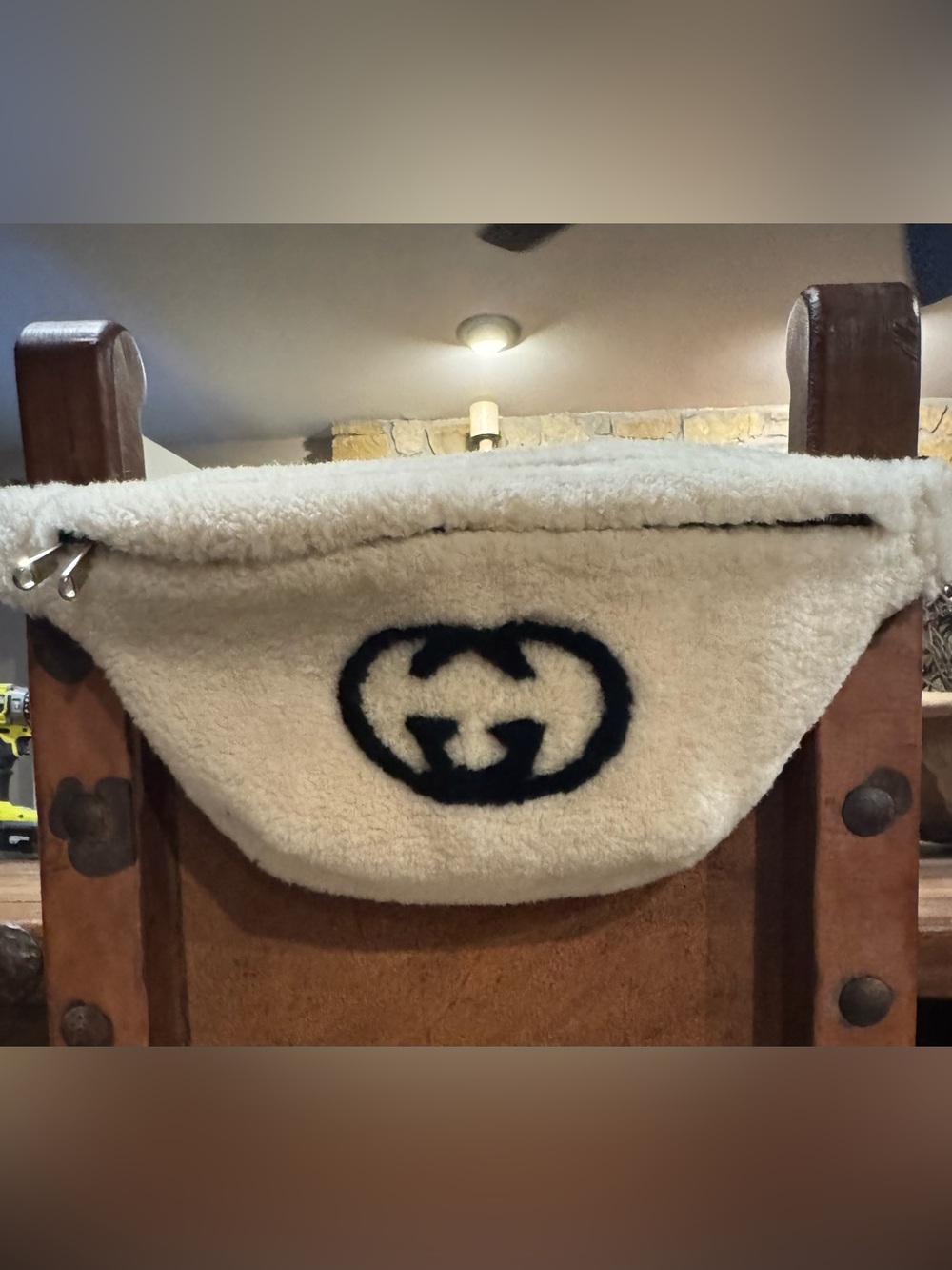 Gucci Shearling Bumbag